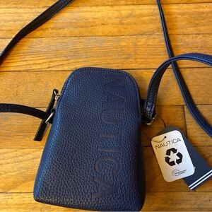 Nautica Blue and Gray Crossbody Bag